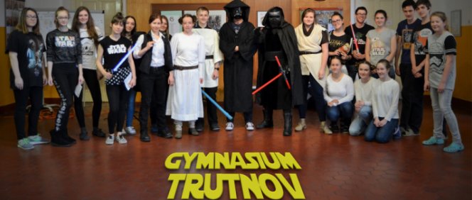 Studenti se připojili k oslavě Hvězdných válek