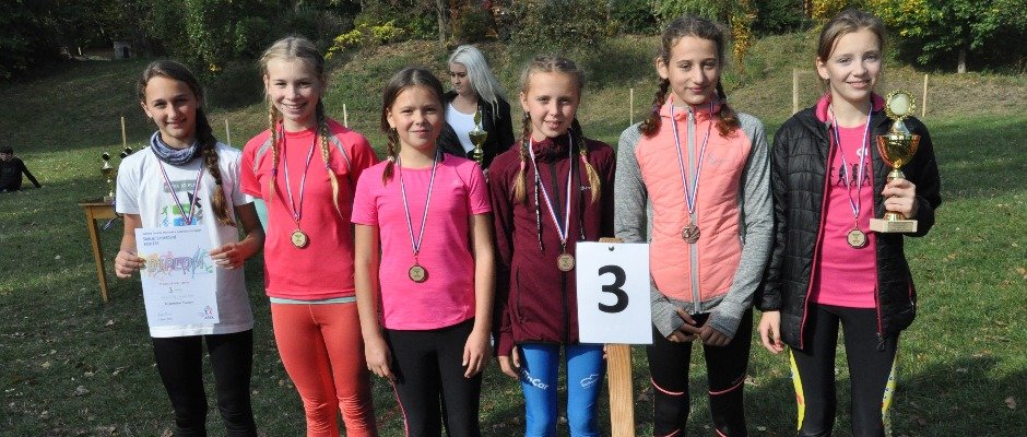 V krajském kole v přespolním běhu se naši běžci také prosadili