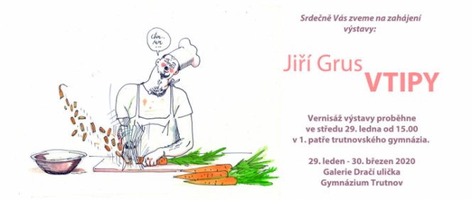 Vernisáž výstavy: Jiří Grus - VTIPY