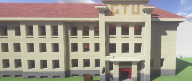 Virtuální prohlídka našeho gymnázia ve světě Minecraft z dílny studentů