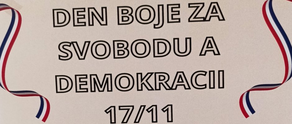 Připomněli jsme si výročí 17. listopadu