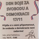 Připomněli jsme si výročí 17. listopadu