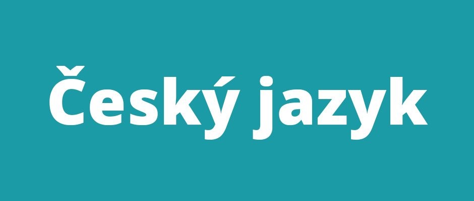 Český jazyk 2015/2016