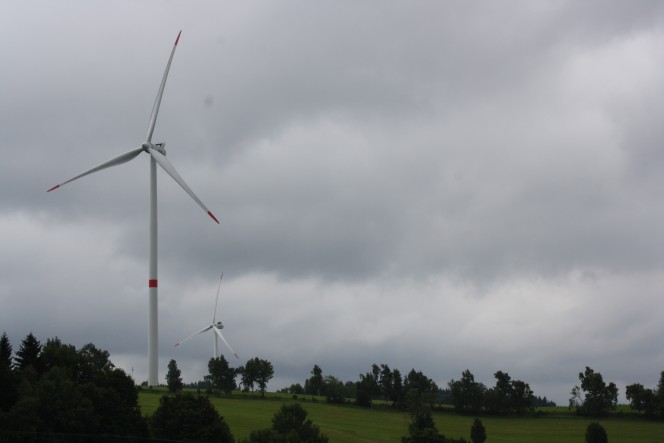 Prima a sekunda na exkurzi u větrných elektráren