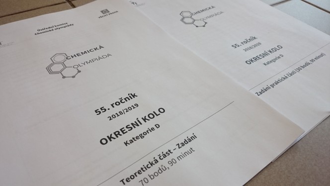 Okresní kolo chemické olympiáda kategorie D