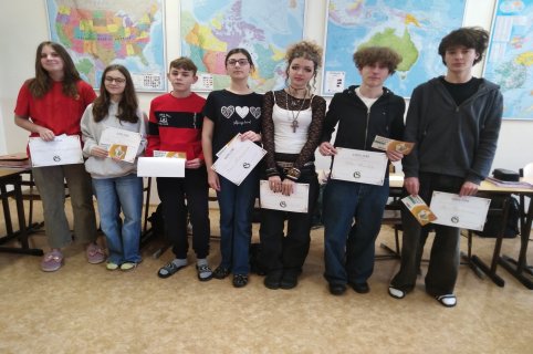 Výsledky školního kola Olympiády v anglickém jazyce